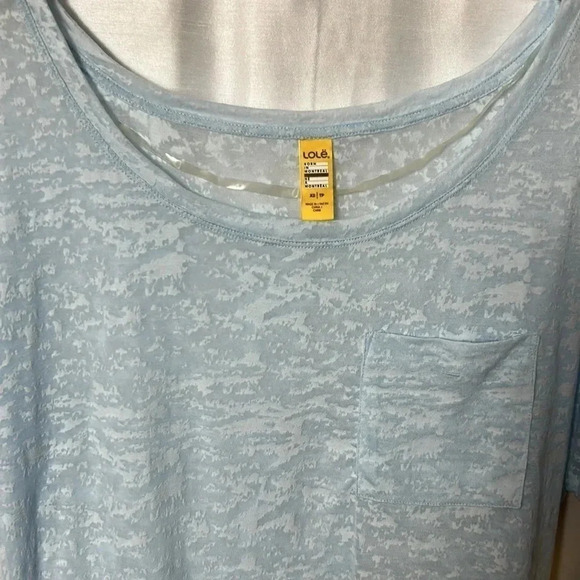 LOLE LONI tee shirt,women XS,Sheer and texture. Relax fit ,Oversize fit,coastal - Picture 3 of 9